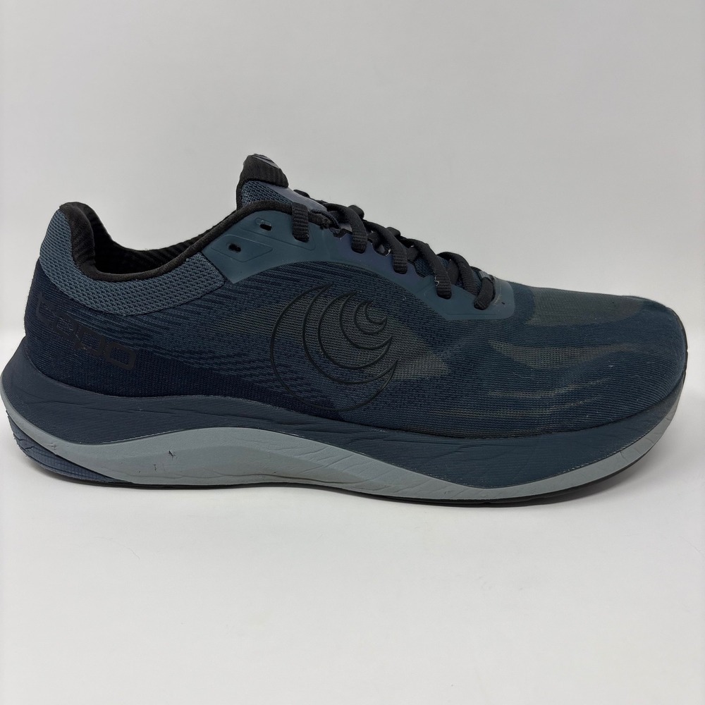 Topo Athletic Ultrafly 6 Mens Size 12 Navy Blue Black Athletic Running Shoes